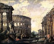 Giovanni Paolo Panini Ancient Roman Ruins Spain oil painting artist